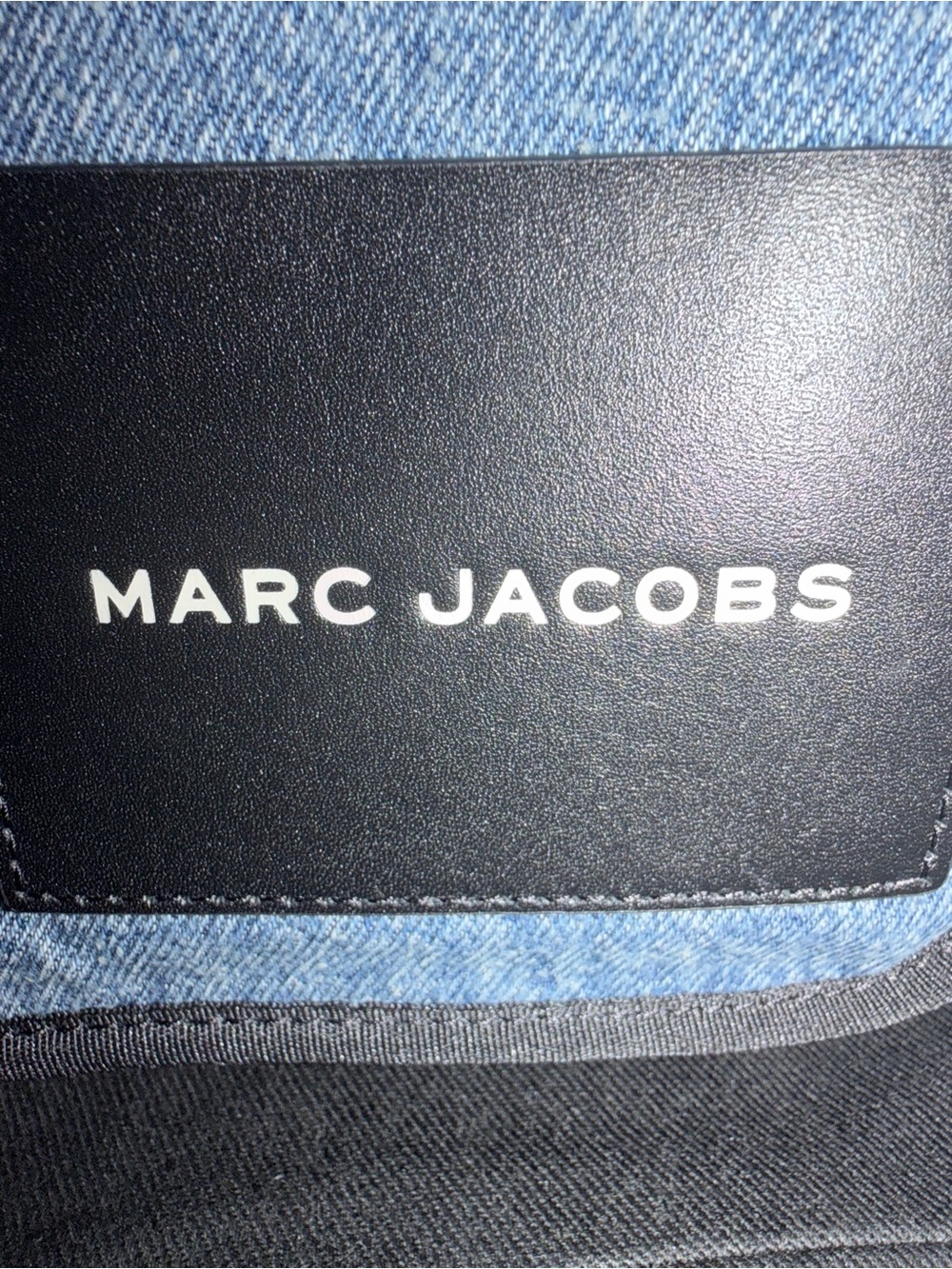 💎👖 MARC JACOBS Y2K CRYSTAL DENIM SMALL TOTE ✨ SOLD OUT • NWT - Picture 4 of 10
